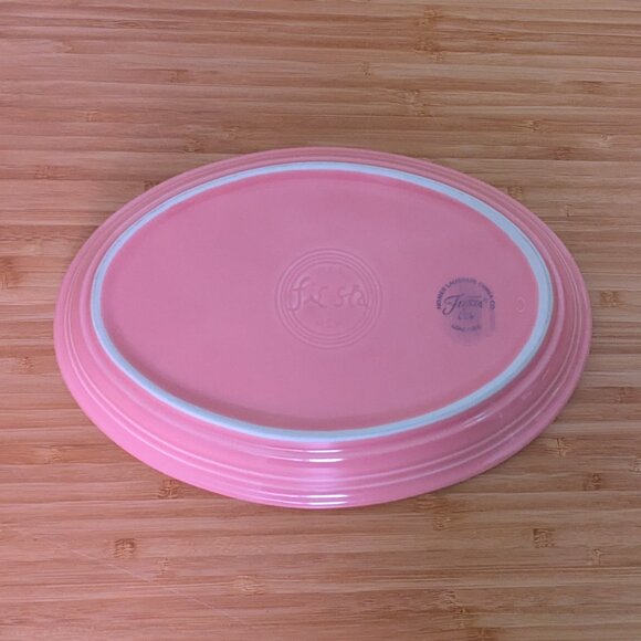 Pink Fiestaware Platter - Picture 2 of 3